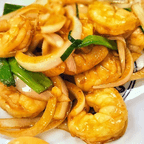 Best Shrimp & Scallions [10] 葱爆虾 in San Antonio, TX